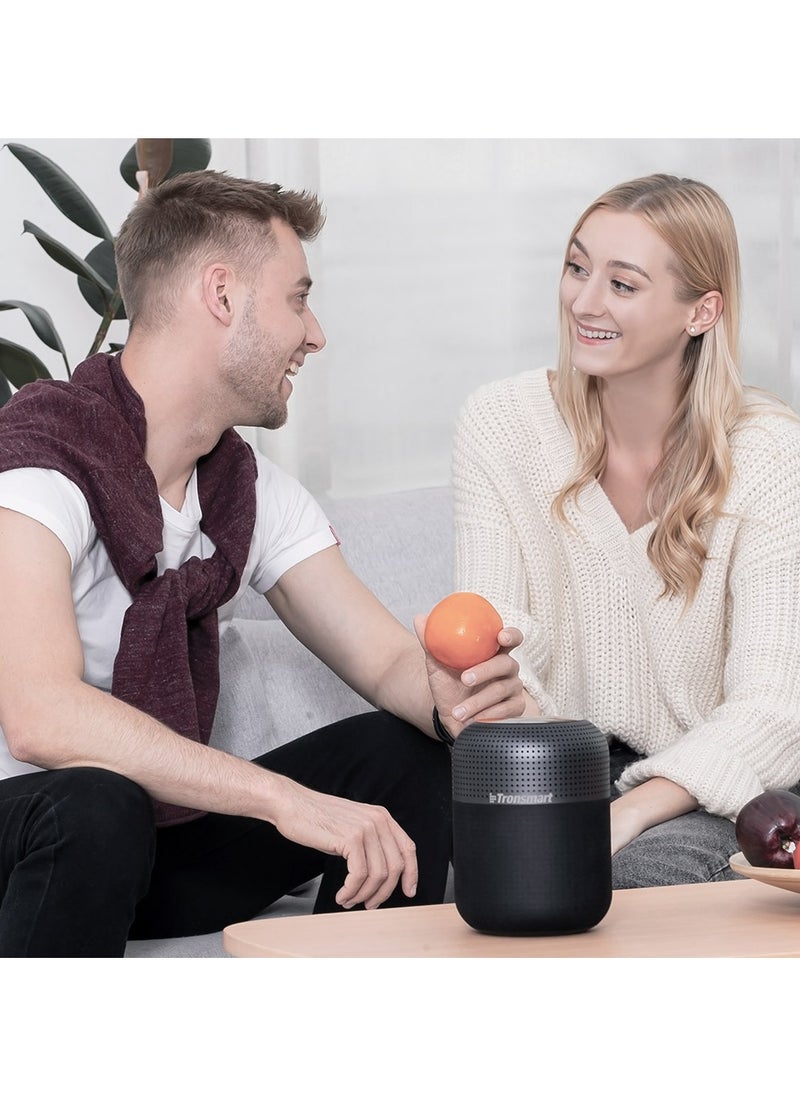 Tronsmart - Tronsmart Element T6 Max 60W Bluetooth & Wi-Fi Speaker - Black | 360° Sound, IPX5 Splash-Resistant, Up to 20 Hours Playtime, NFC & Voice Assistant Support, Elegant Design - Image 1