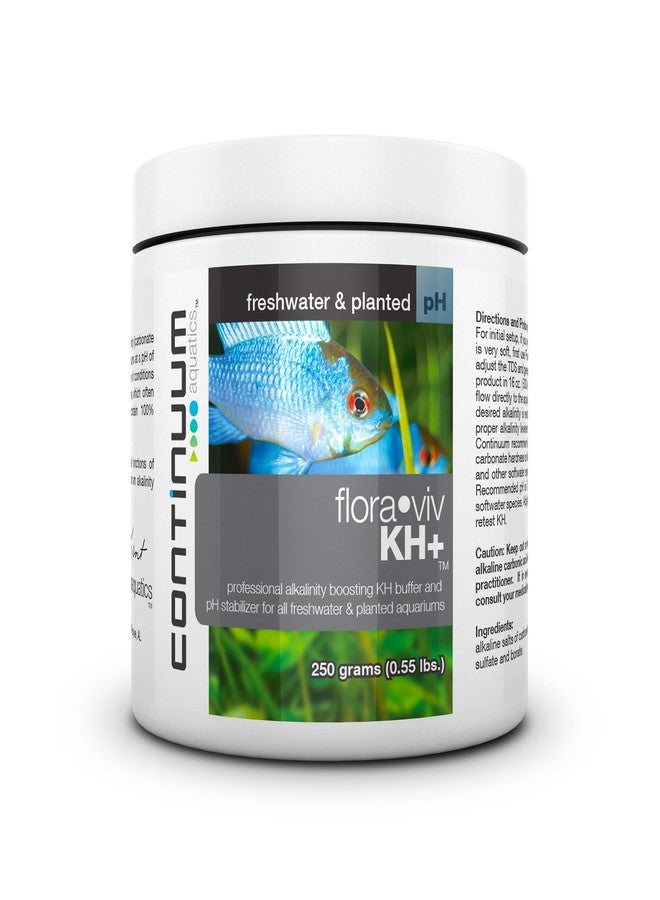Continuum Aquatics Continuum Flora Viv Kh+ Professional Alkalinity Boosting KH & pH stabilizer for All Freshwater & Planted Aquariums 250g - QKHP250 - Image 1