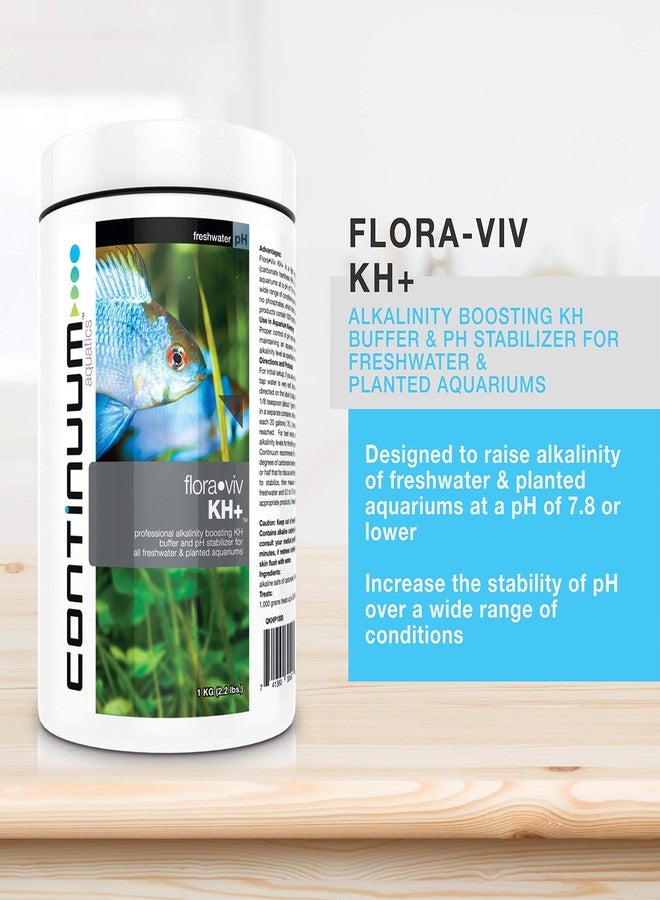 Continuum Aquatics Continuum Flora Viv Kh+ Professional Alkalinity Boosting KH & pH stabilizer for All Freshwater & Planted Aquariums 250g - QKHP250 - Image 2