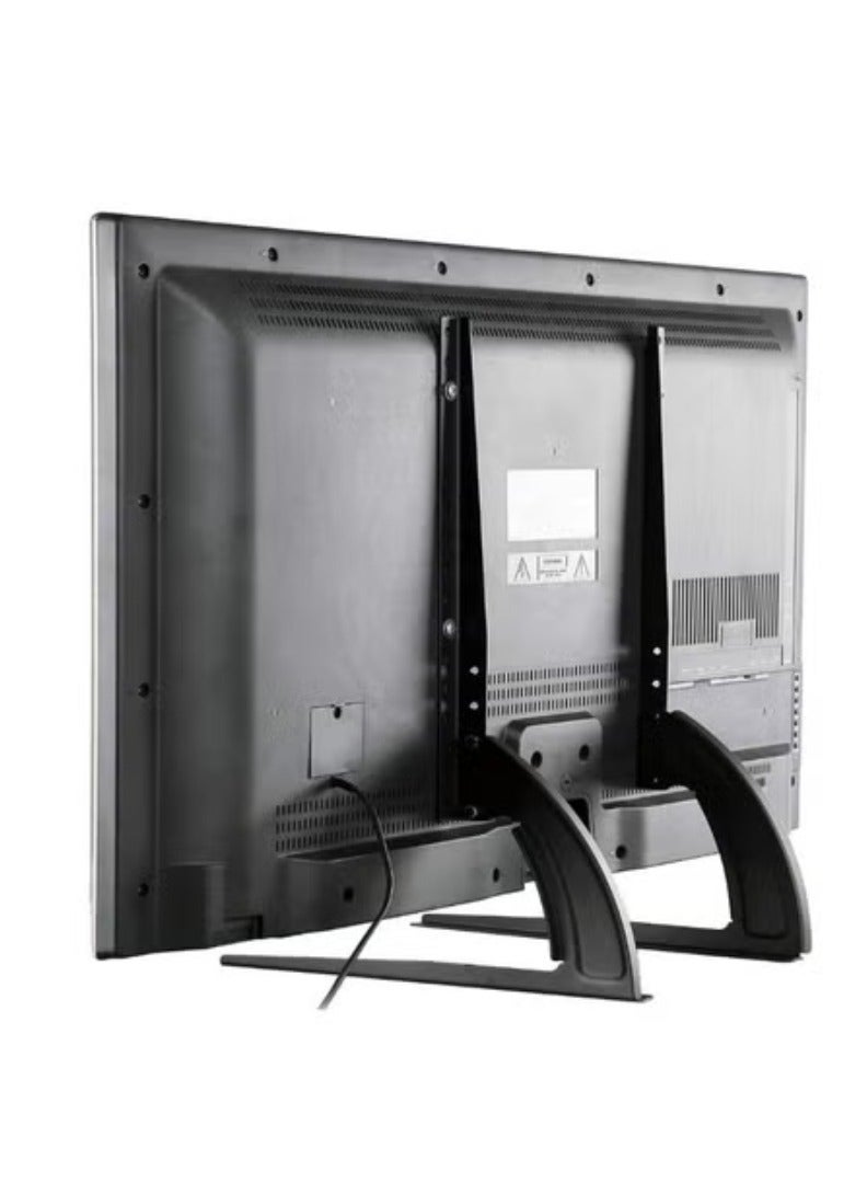 TIGER Universal Table Top TV Stand Base/Legs – Height Adjustable Replacement Stand for 32-55 Inch LCD/LED Plasma Flat Screen TVs, Holds up to 88 lbs, Max VESA 800x400mm - Image 1