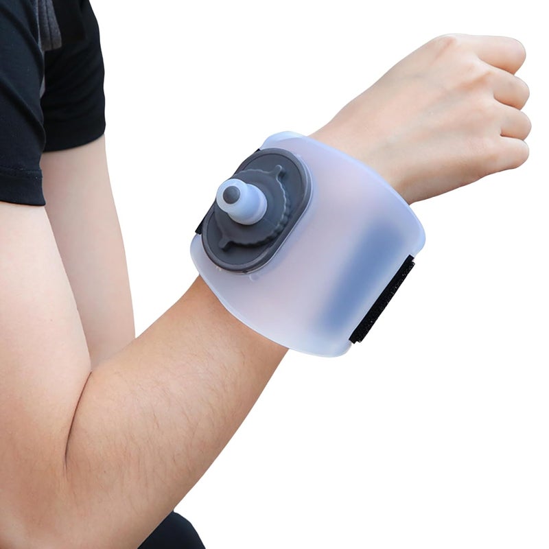FLOMBIFY FLOMBIFY LS12 Sports Wrist Water Bottle Running Wearable HandsFree Silicone 200ml Water Bottle Portable Reusable Leak Proof Bottle for Travel Camping Rock Climbing Jogging Hiking Marathon Cycling  - Image 1