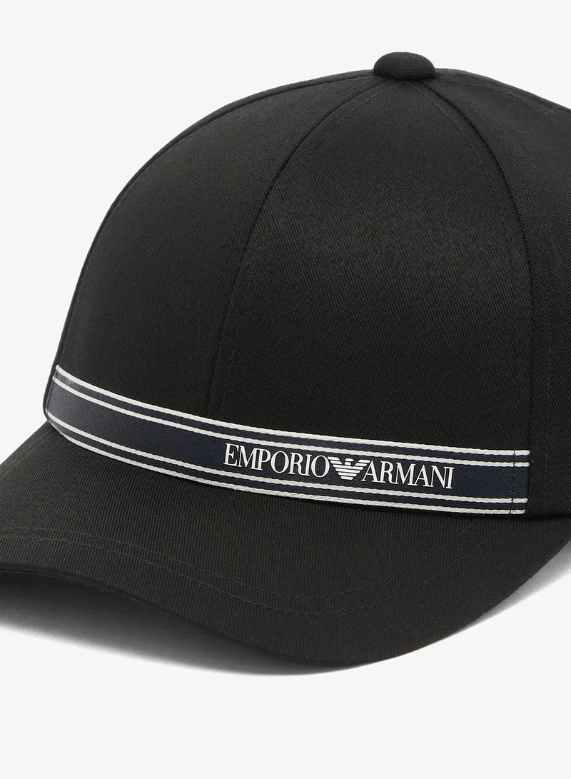 EMPORIO ARMANI Casual Curved Peak Cap