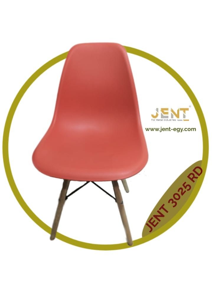 JENT Acrylic Café Chair -Red - Image 1