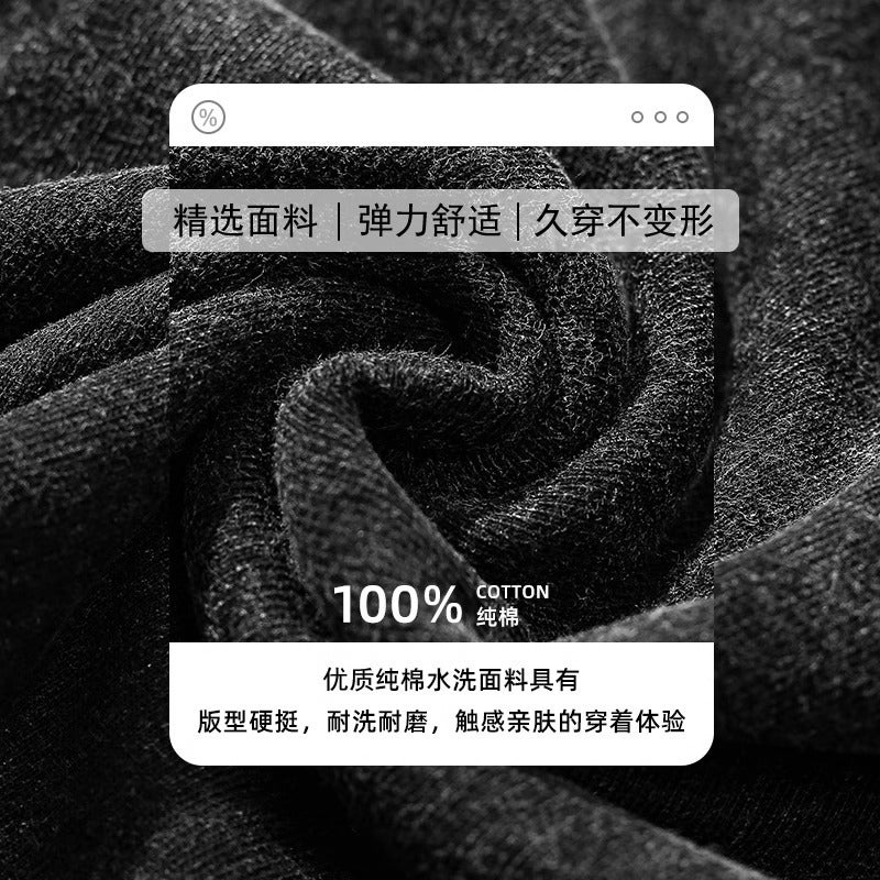 American-Style Washed Old Vintage Rough Cotton Sleeveless T-Shirt Men'S Summer Ins Popular Brand Loose High Street Sports Vest - Image 3