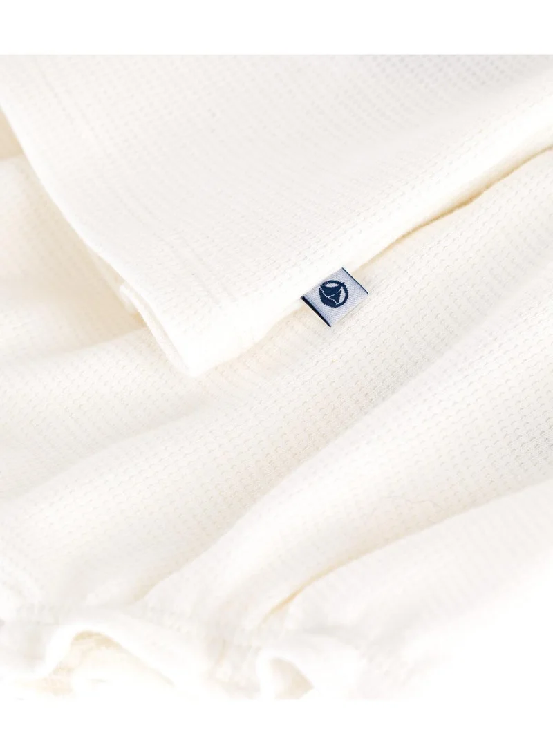 Petit Bateau Ruffled White Dress