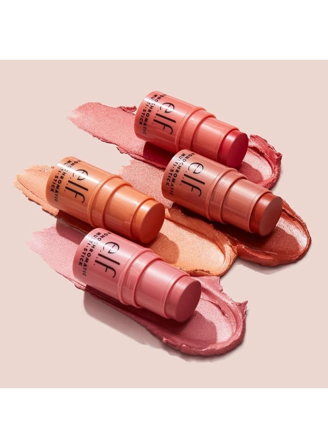 elf Monochromatic Multi Stick, Luxuriously Creamy & Blendable Colour, For Eyes, Lips & Cheeks, Glistening Peach, 0.17 Oz (5 g) - Image 4