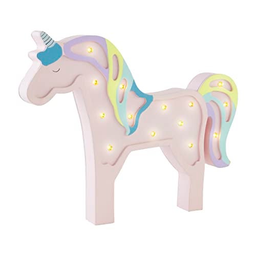 Mud Pie Unicorn Wood Night Light - Image 1