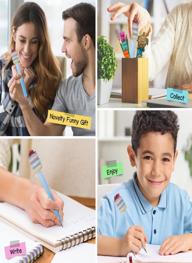 Planet Pens Macarons Novelty Pen - Fun Unique Kids and Adults Ballpoint Pen, Colorful Sweet Treat Writing Pen Instrument For Cool Stationery School and Office - Image 4