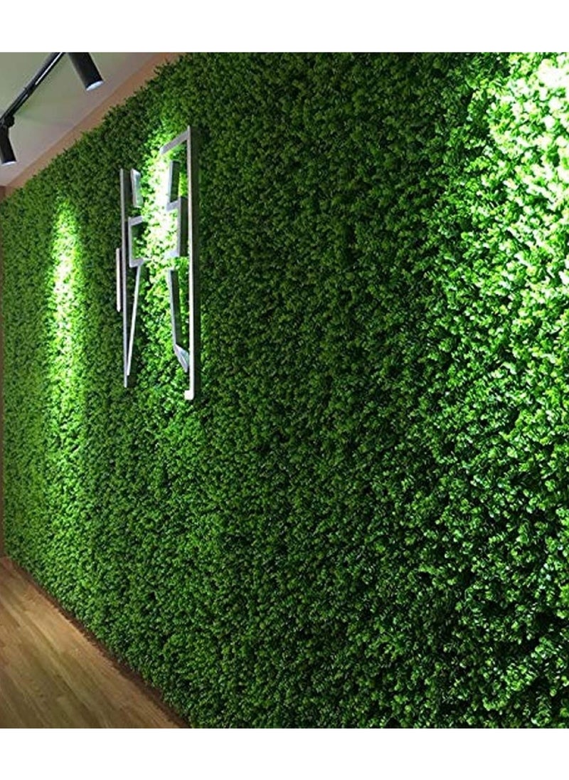 Evergreen Elegance: Artificial Faux Grass Wall Backdrop Green