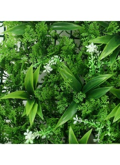 Huitich Evergreen Elegance: Artificial Faux Grass Wall Backdrop Green  - Image 2