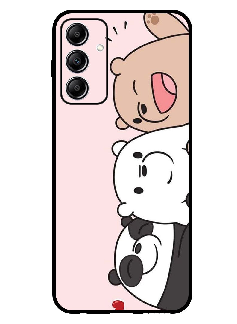 Theodor Protective Case Anti Scratch Shock Proof Bumper Cover For Samsung Galaxy A15 Three Friends Panda - Image 1