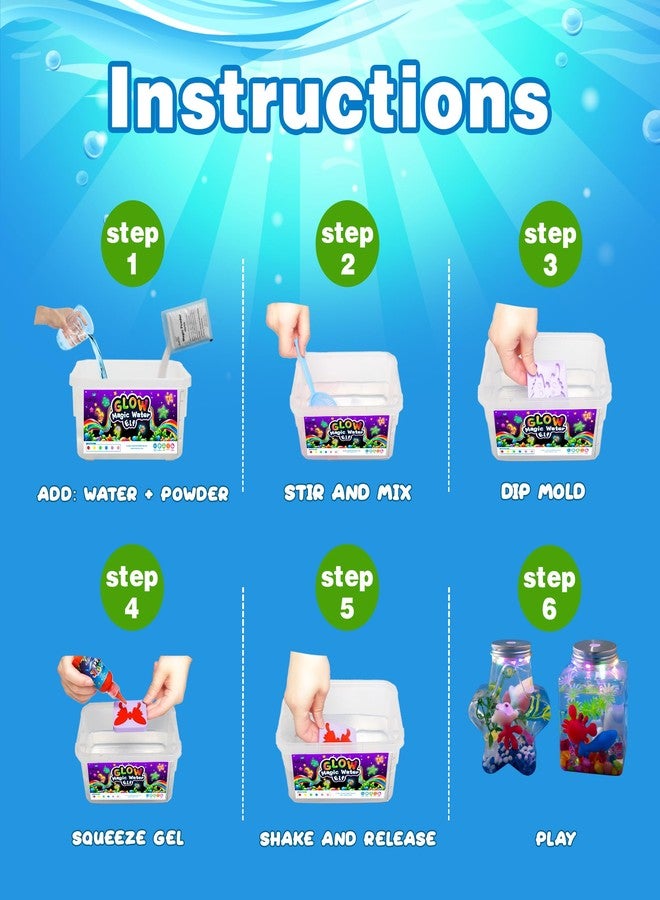 Kiditos Magic Water Elf Powder Refill,Aqua Fairy Water Gel Kit Powder Refill,5 Packs - Image 3