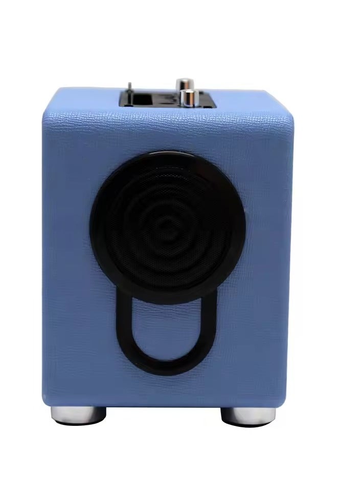 Generic KBQ-2206 Bluetooth Portable  Karaoke Speaker Subwoofer Sound System Blue  - Image 4