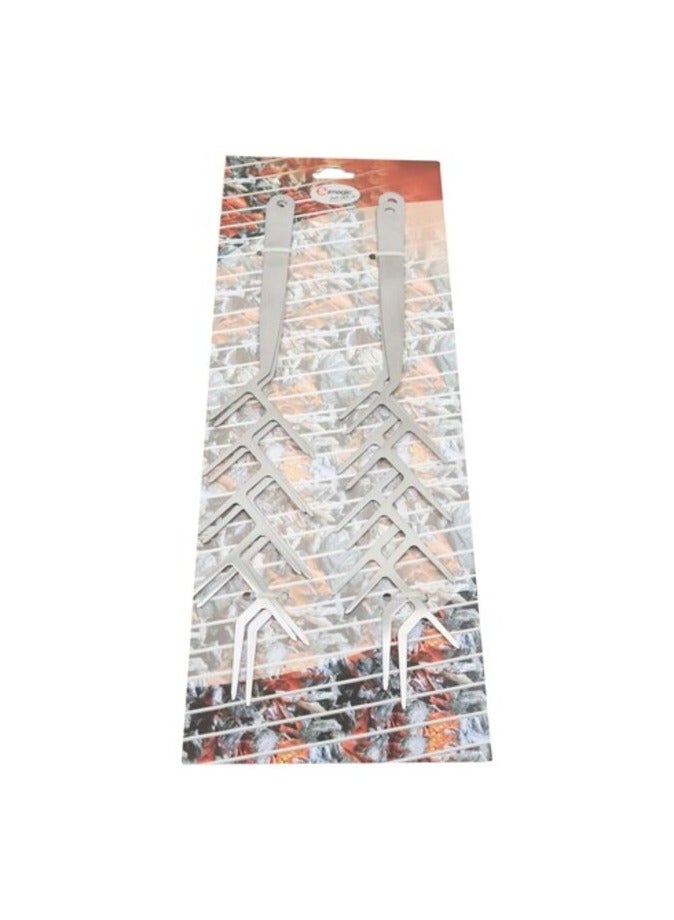 Stainless Steel Branch Skewers Silver 4