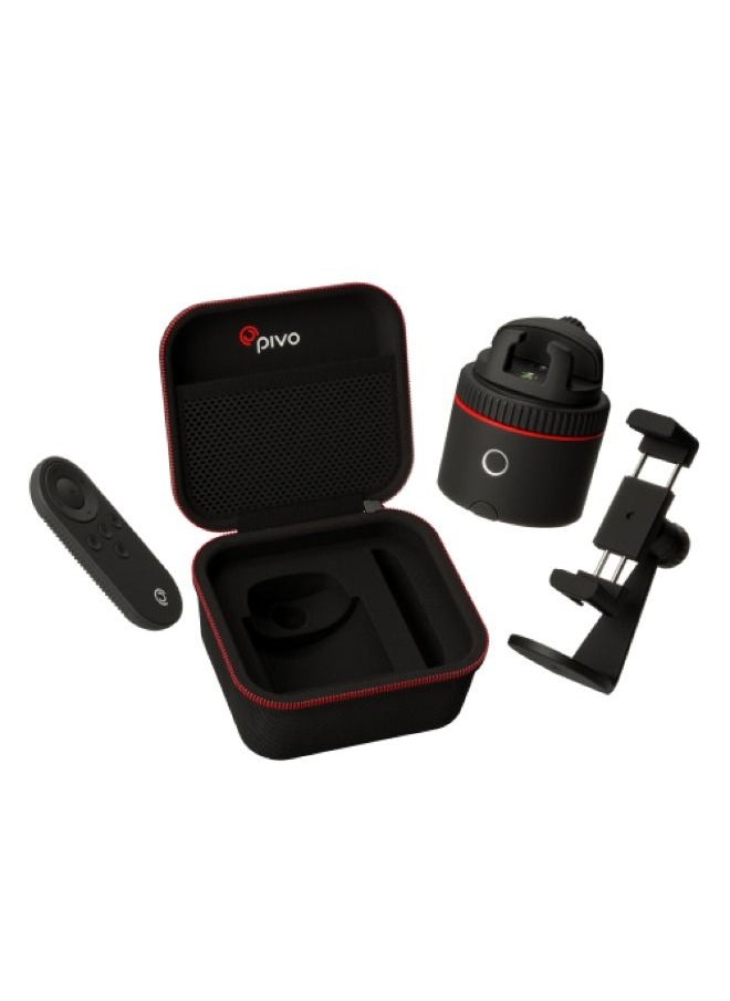 Pivo - PIVO Auto Tracking Smartphone Interactive Content Creation Pod with Smart Mount + Travel Case Starter Pack - Red - Image 1