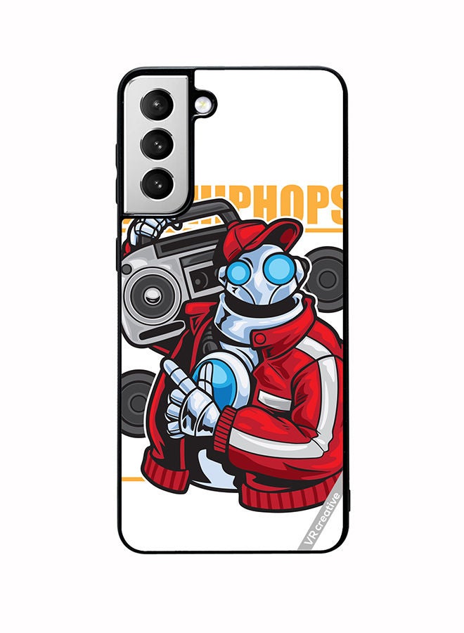 Protective Case Cover For Samsung Galaxy S22 5G Robot Dancer Design Multicolour