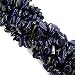 Ouubuuy Blue Sandstone Crystal Chips with Holes for Jewelery Making 5mm8mm Natural Amethyst Chips Beads 35 - Image 2