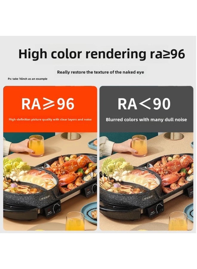 Food Fill Light Led Photography Professional Studio Anchor Desktop Still Life Jewelry Kitchen Dishes Light-Light Source Color: + Floor Stand  - Image 4