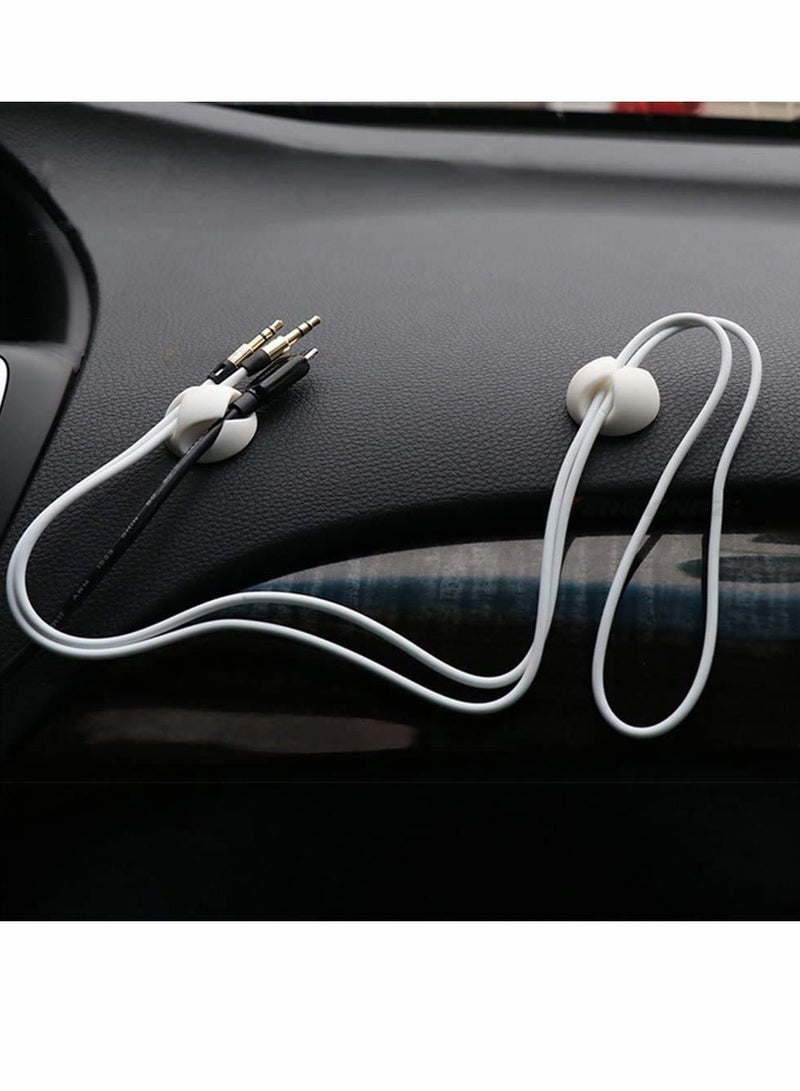 مشابك إدارة الكابلات المتينة لتنظيم أسلاك المكتب وكابلات الشحن مثالية للاستخدام في المنزل والمكتب متوافقة مع التلفاز والكمبيوتر الشخصي واللابتوب - Image 2