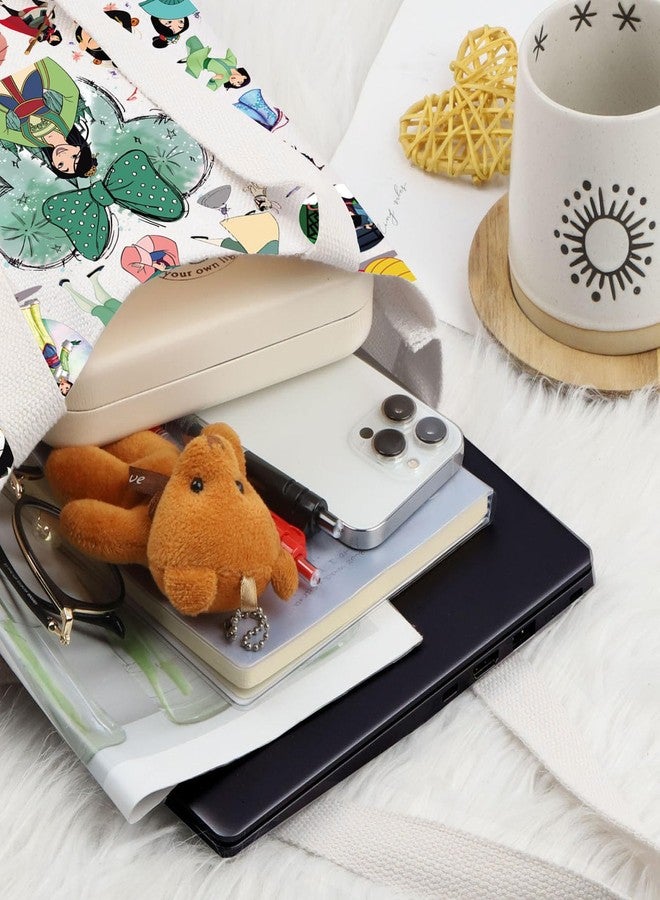 LEVLO Funny Cartoon Movie Tote Bag Shang Fans Gift Mushu Shoulder Bag Cartoon Moive Merchandise (Mu Lan Tote) - Image 3