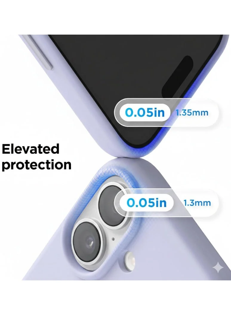 Mobcos  New iPhone 17 Purple Luxury Magnetic Compatible for iPhone Series – Shockproof, Slim Fit, Soft-Touch Protective Cover with Magnetic Wireless Charging Support  | Best Price UAE
