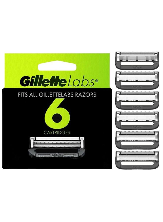 Gillette إعادة تعبئة شفرات حلاقة لابز، 6 قطع - Image 1