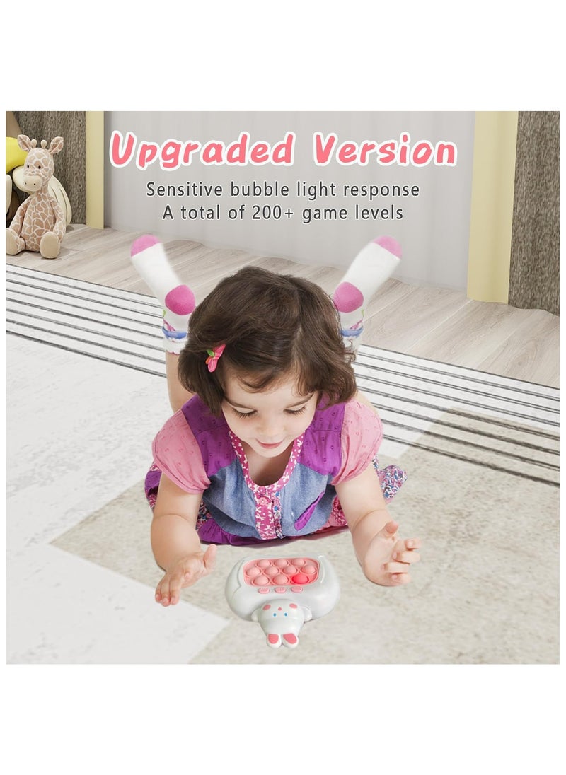 Pop Fidget Games for Kids, Handheld Quick Push Bubble Toy, Push Bubble Pop Puzzle Game, 4 Modes, More Challenging Travel Portable Puzzle Game Machine for Kids Girl Boy Birthday Gift  - Image 2