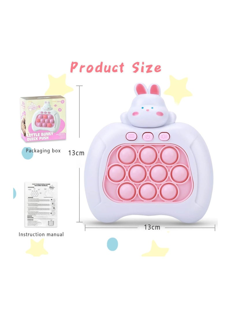 Pop Fidget Games for Kids, Handheld Quick Push Bubble Toy, Push Bubble Pop Puzzle Game, 4 Modes, More Challenging Travel Portable Puzzle Game Machine for Kids Girl Boy Birthday Gift  - Image 4