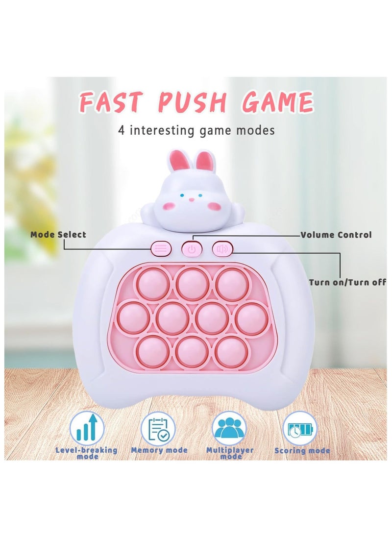 Pop Fidget Games for Kids, Handheld Quick Push Bubble Toy, Push Bubble Pop Puzzle Game, 4 Modes, More Challenging Travel Portable Puzzle Game Machine for Kids Girl Boy Birthday Gift  - Image 5