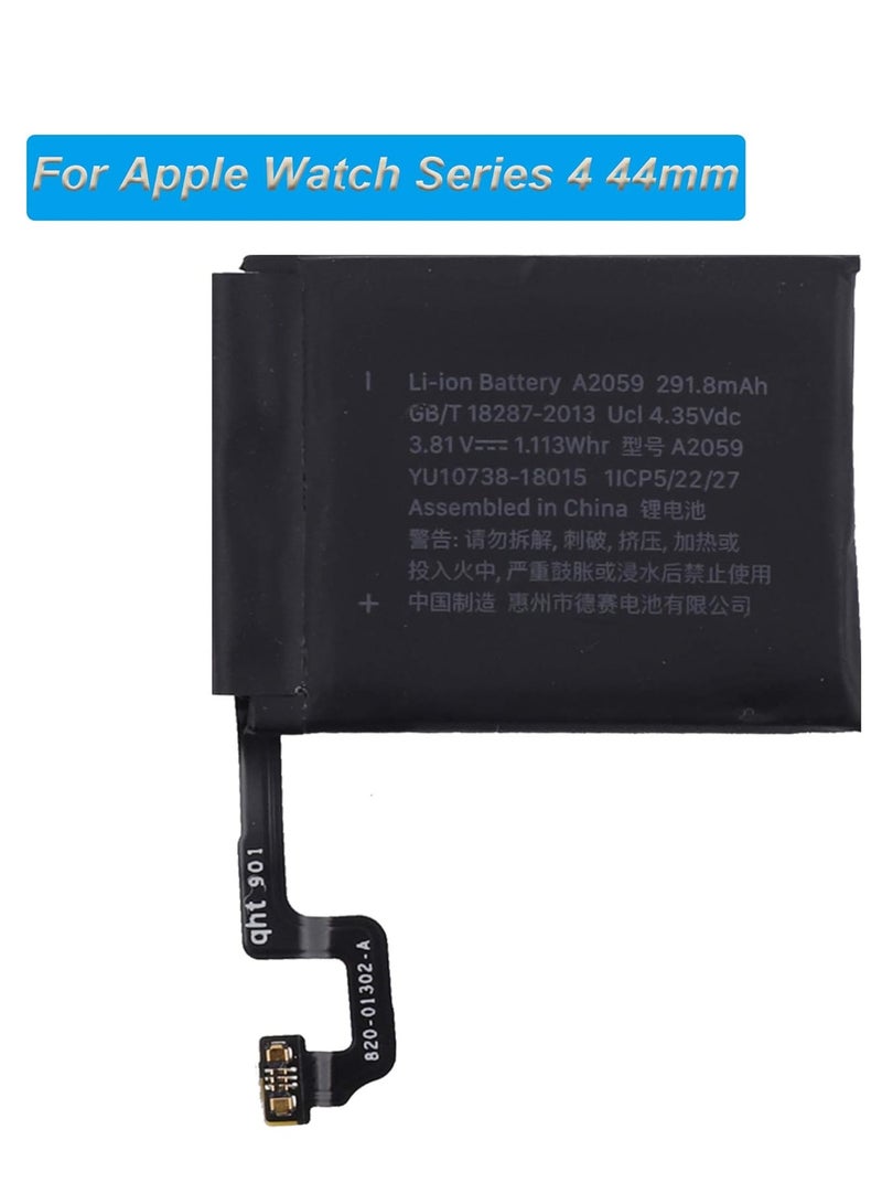 Replacement Battery A2059 Compatible with Apple Watch Series 4 44mm 291.8mah - Image 1