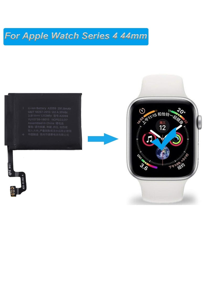 Replacement Battery A2059 Compatible with Apple Watch Series 4 44mm 291.8mah - Image 4