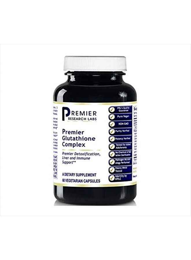 Premier Research Labs Glutathione Complex - Supports Natural  Detoxification, Liver & Immune Health - Contains Turmeric, Reishi, Hyssop,  Burdock, Fennel & Lemon Peel - 60 Plant-Source Capsules | Best Price UAE