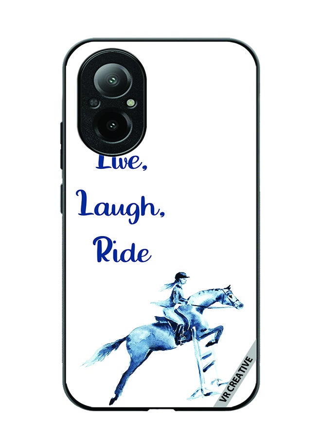 VR CREATIVE Protective Case Cover For Realme C67 4G Horse Design Multicolour - Image 1