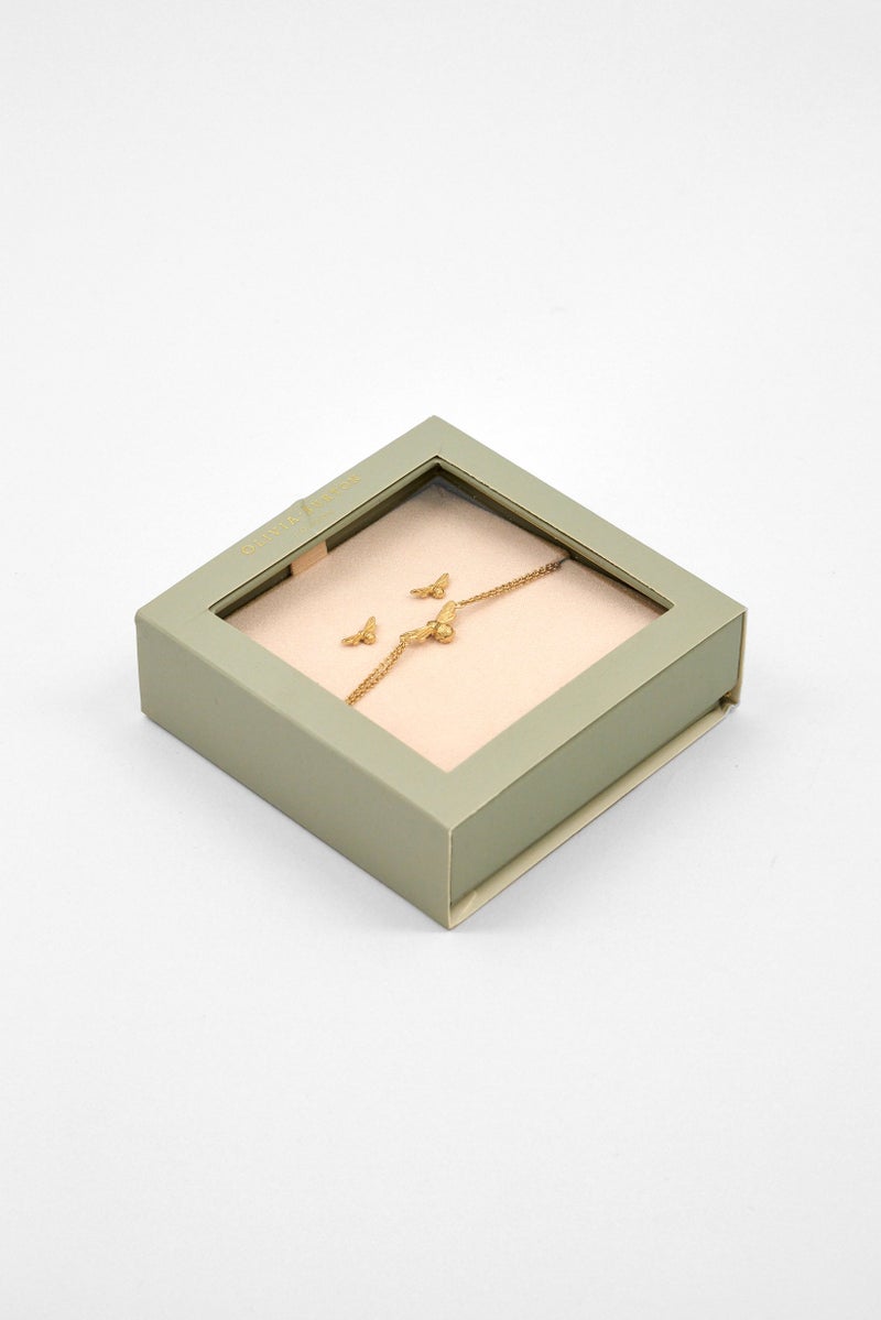 OLIVIA BURTON Women Lucky Bee SET of Bracelet, Gold  - Image 3
