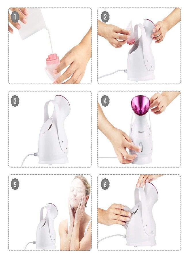 Shopobox Nano Ionic Warm Mist Facial Steamer For Deep Cleansing, Lightening, Moisturizing And Nourishing The Skin(FACIAL IONIC STEAMER) - Image 4