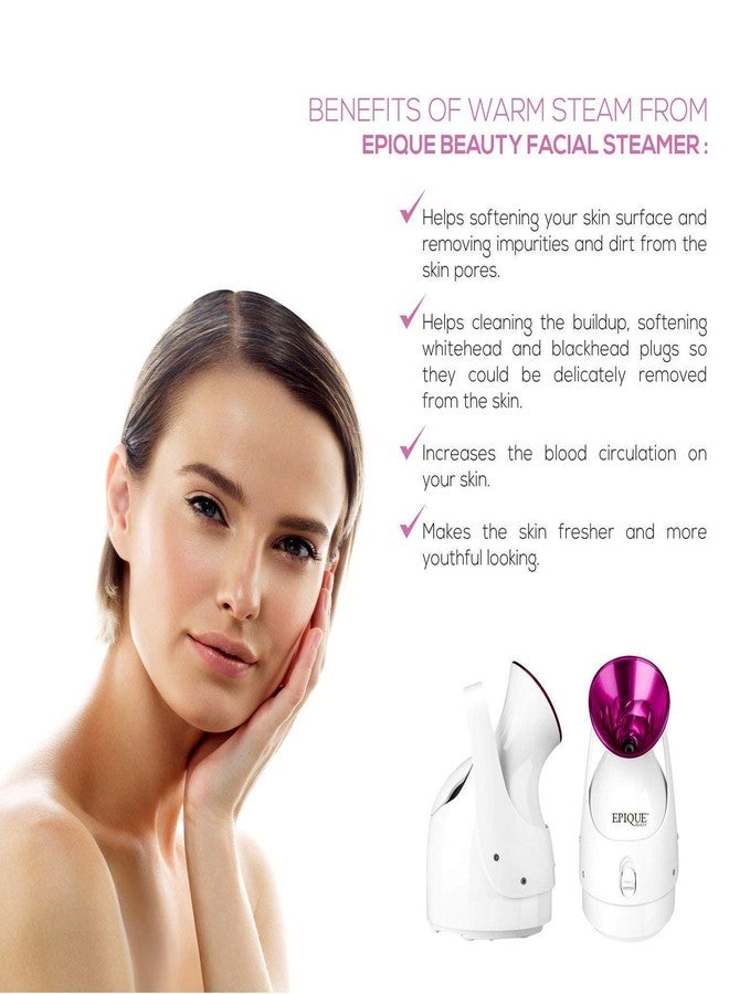 Shopobox Nano Ionic Warm Mist Facial Steamer For Deep Cleansing, Lightening, Moisturizing And Nourishing The Skin(FACIAL IONIC STEAMER) - Image 3