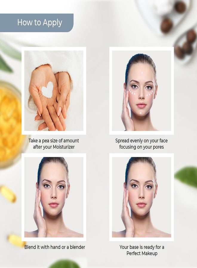 لينفور برايمر لينفور أكواليشوس المرطب لمكياج الوجه، يُصغّر المسام، يمنح إشراقة فورية، ويُوفّر قاعدة ناعمة وملساء، برايمر للوجه للنساء، 30 مل، لون أبيض كريمي - Image 3