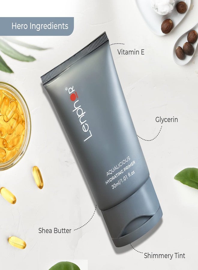 لينفور برايمر لينفور أكواليشوس المرطب لمكياج الوجه، يُصغّر المسام، يمنح إشراقة فورية، ويُوفّر قاعدة ناعمة وملساء، برايمر للوجه للنساء، 30 مل، لون أبيض كريمي - Image 2