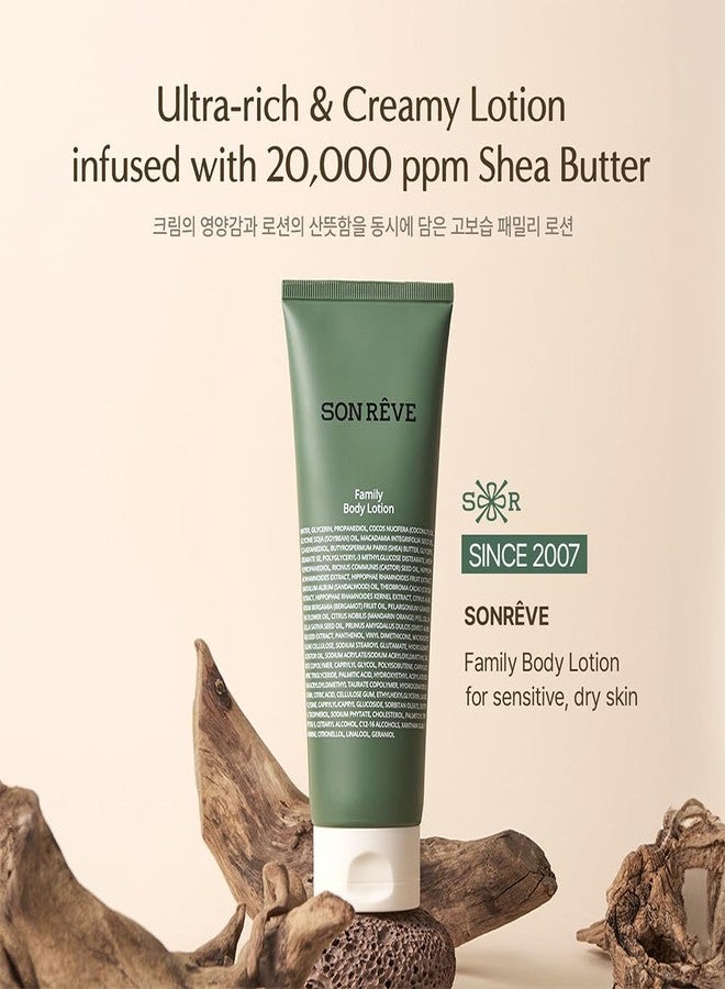 SONREVE Family Body Cream - Thick but Fast-Absorbing, Non-Greasy Hydration | Fragrance-Free | Safe for Babies, Kids & Adults | Hypoallergenic Moisturizer for Dry & Sensitive Skin - Image 2