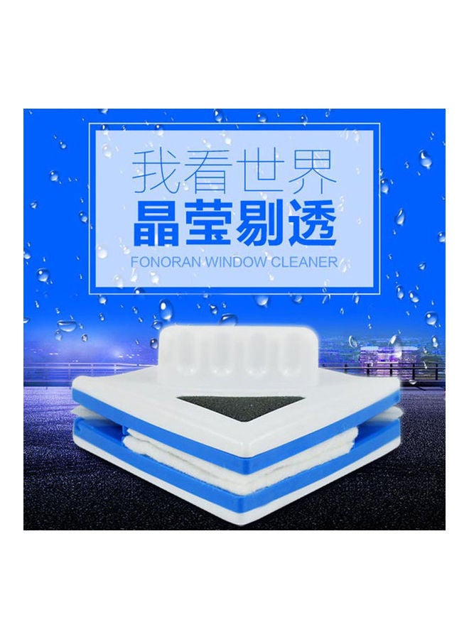 نيبمينينت ممسحة نوافذ مغناطيسية بوجهين أبيض/أزرق 12.5*16*4.6سم - Image 2