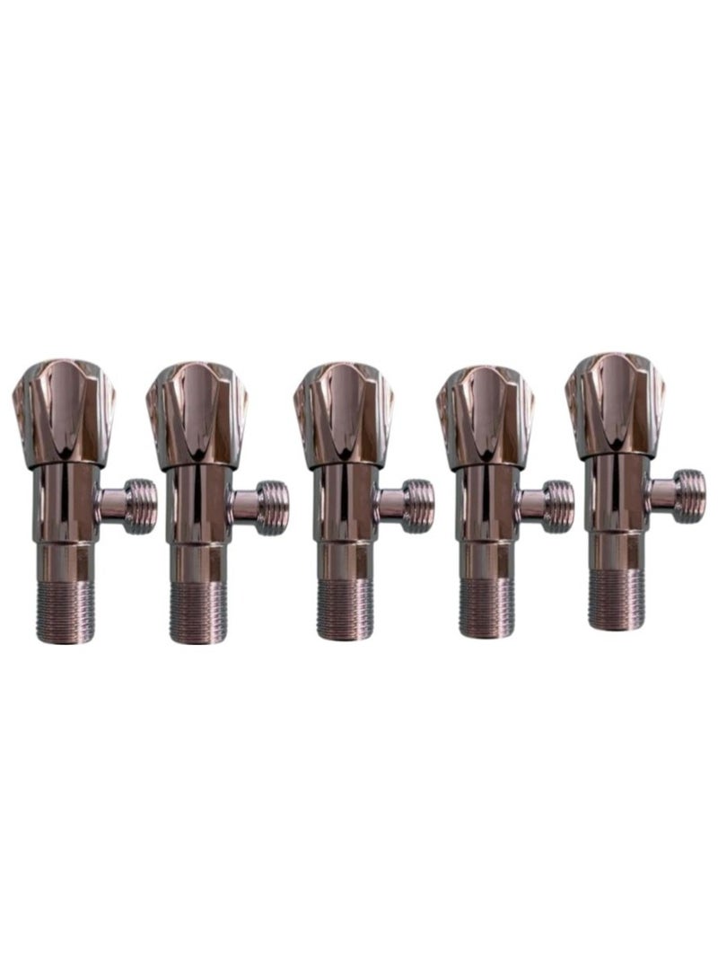 Shams 5 brass angle valves - Image 2