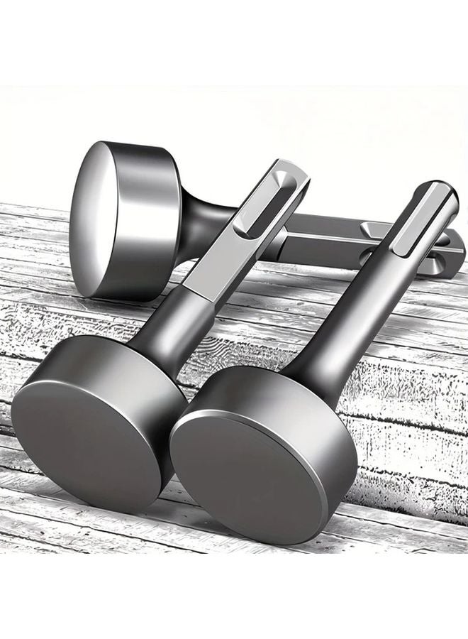 1 قطعة رأس مطرقة التسييل باللون الأبيض الفضي - مطرقة حواف ماكينة اللحام بمطرقة الطرق - Image 2