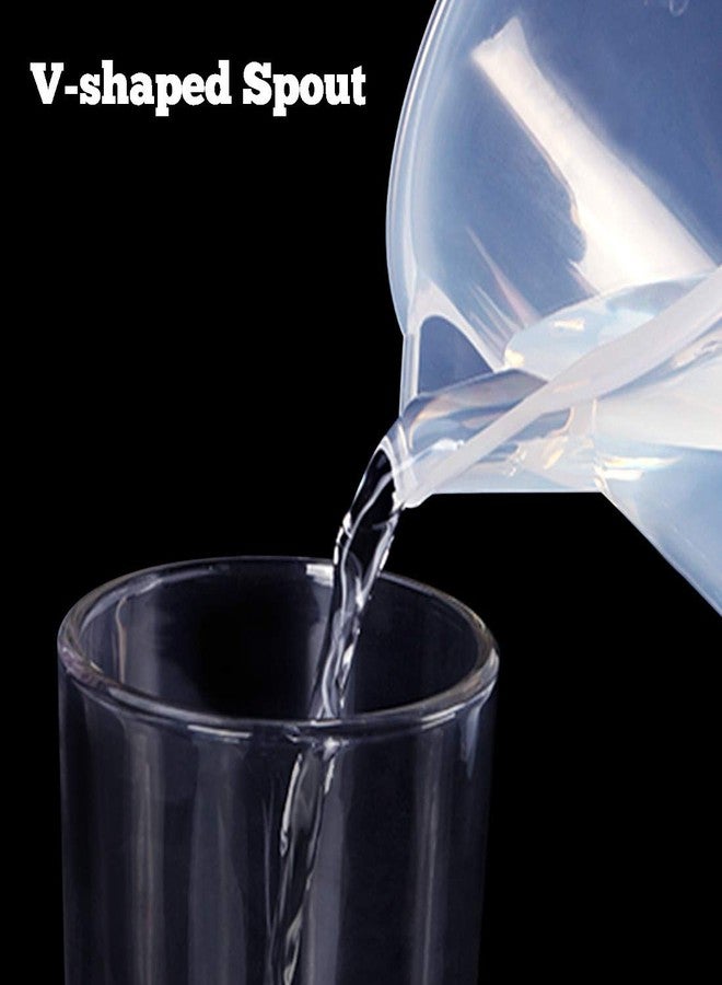 Kalevel Plastic Beaker 5000ml with Handle Graduated Measuring Cup Clear Lab Kitchen Measuring Pitcher Liquid Polypropylene Measuring Cup with Pour Spout (5000ml) - Image 3
