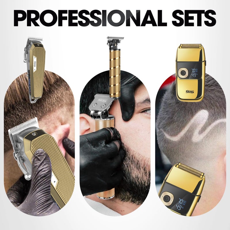 DSPÂ® Professional Barber Clippers Set for Men - Cordless Bald Shaver Men Clippers and Trimmers Set - All in one Complete Kit - Image 3
