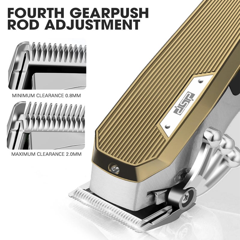 DSPÂ® Professional Barber Clippers Set for Men - Cordless Bald Shaver Men Clippers and Trimmers Set - All in one Complete Kit - Image 5