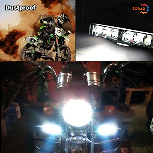 SORAX 6 LED Light Bar 36W 6500K Super Bright Spot Work Light Pods Single Row Off Road Driving Light Fog Light Waterproof Bike SUV Car Truck12V (4PCS) - Image 4
