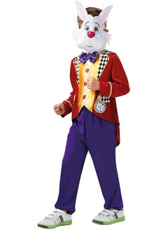 Official Alice In Wonderland White Rabbit Childs Costume Book Week Character Medium Age 3 4 Years Multicolor