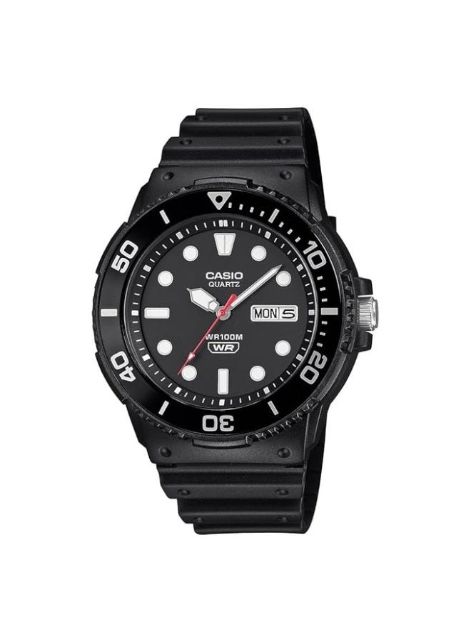 Casio MRW-230H-1E1VDF Youth Analog Black Dial Men's Watch - Image 1