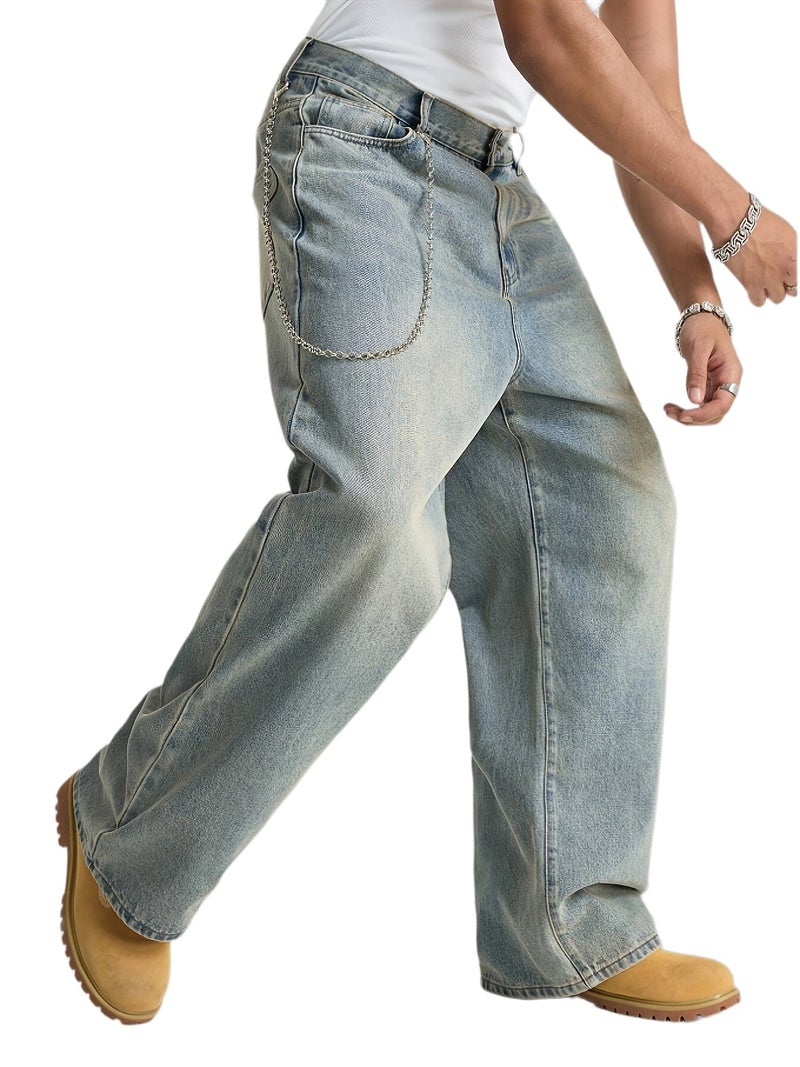 Men'S Jeans Are Loose-Fitting - Image 1