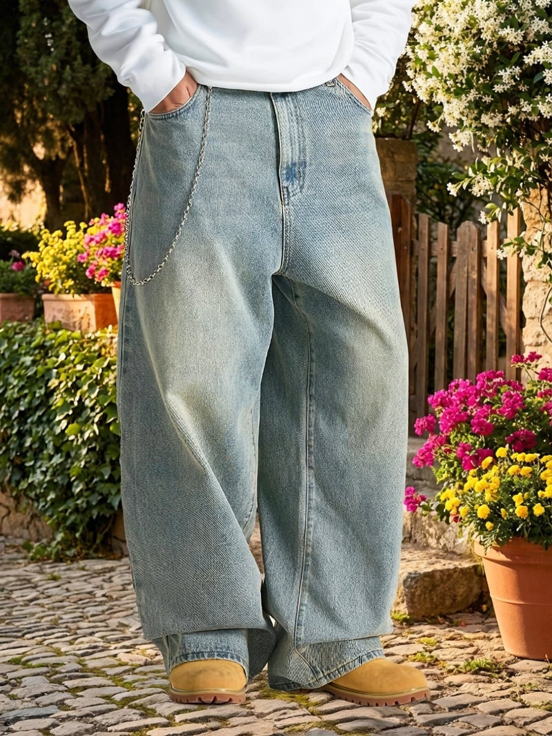 Men'S Jeans Are Loose-Fitting - Image 2